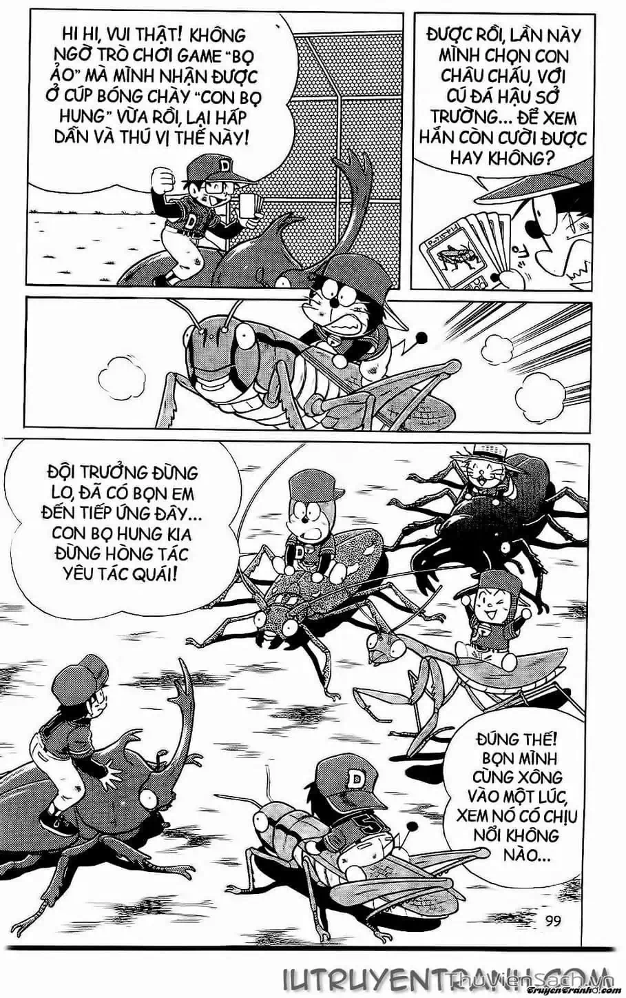 Truyện Tranh Doraemon Bóng Chày trang 3