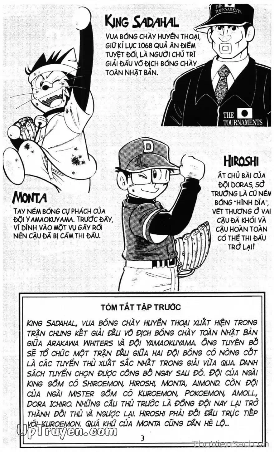 Truyện Tranh Doraemon Bóng Chày trang 3