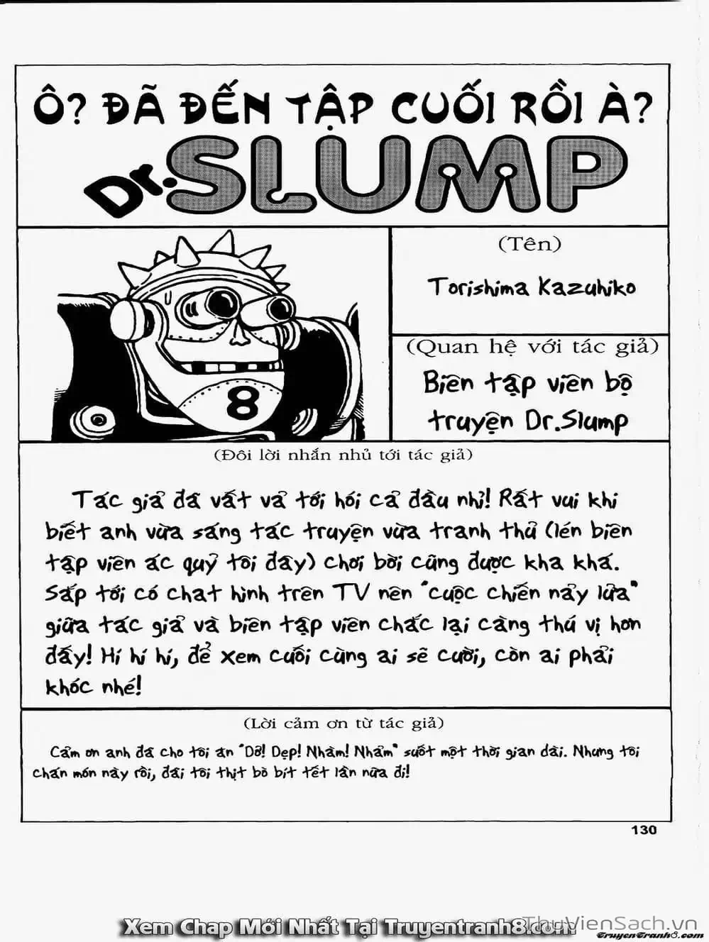 Truyện Tranh Tiến Sĩ Slump - Dr. Slump trang 4