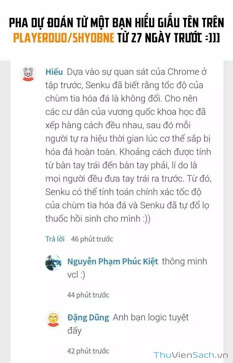 Truyện Tranh Dr. Stone - Hồi Sinh Thế Giới trang 3