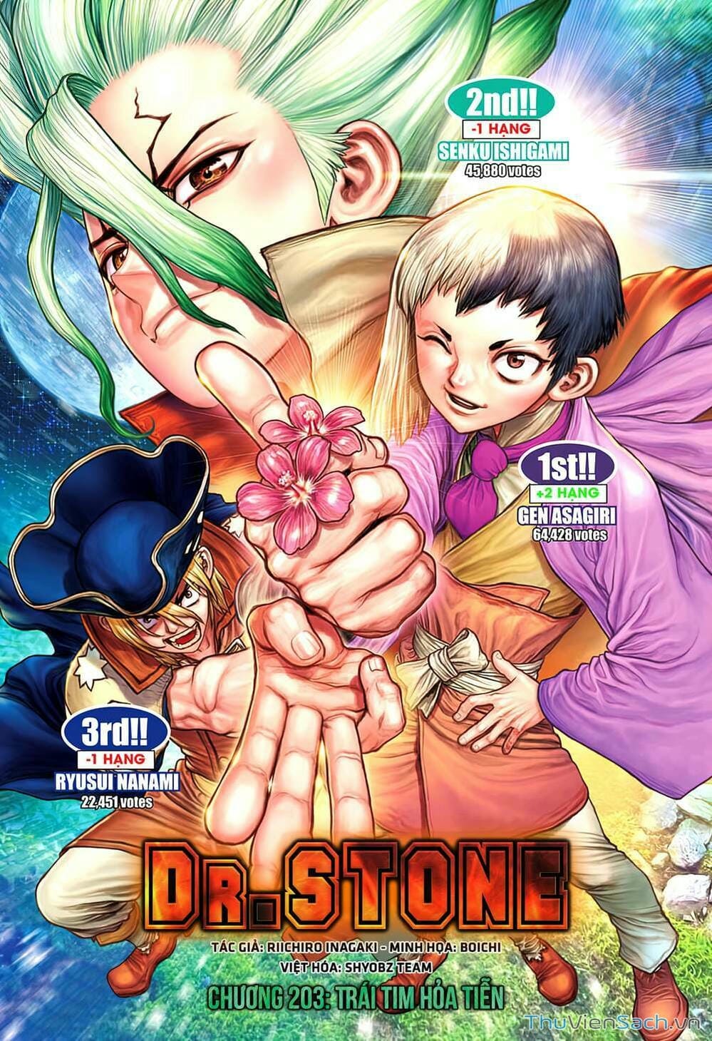 Truyện Tranh Dr. Stone - Hồi Sinh Thế Giới trang 3808