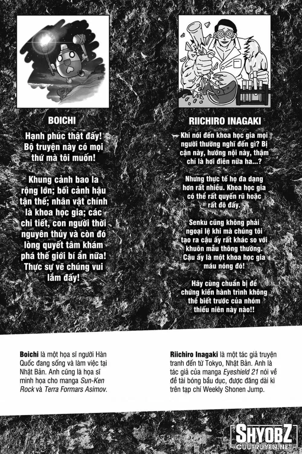 Truyện Tranh Dr. Stone - Hồi Sinh Thế Giới trang 3