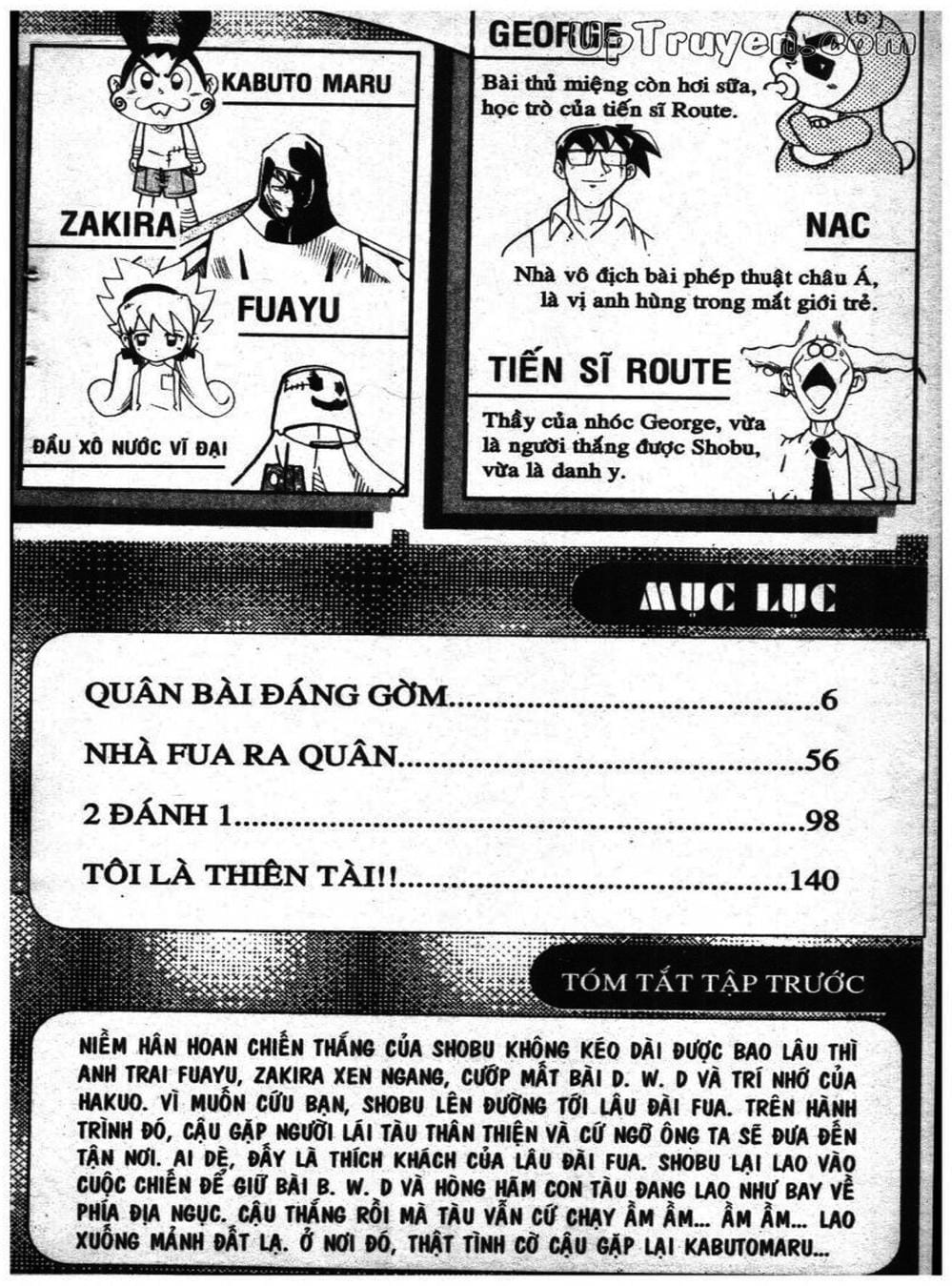 Truyện Tranh Vua Bài Ma Thuật - Duel Masters trang 4