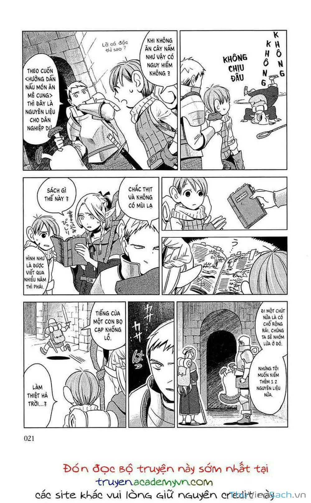 Truyện Tranh Mỹ Vị Hầm Ngục - Dungeon Meshi trang 4