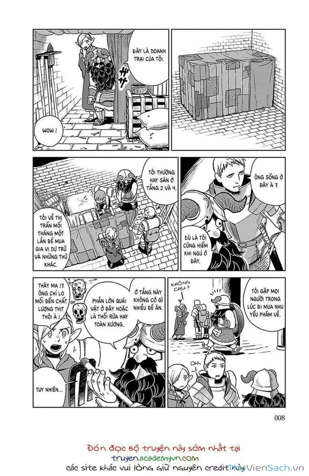Truyện Tranh Mỹ Vị Hầm Ngục - Dungeon Meshi trang 4