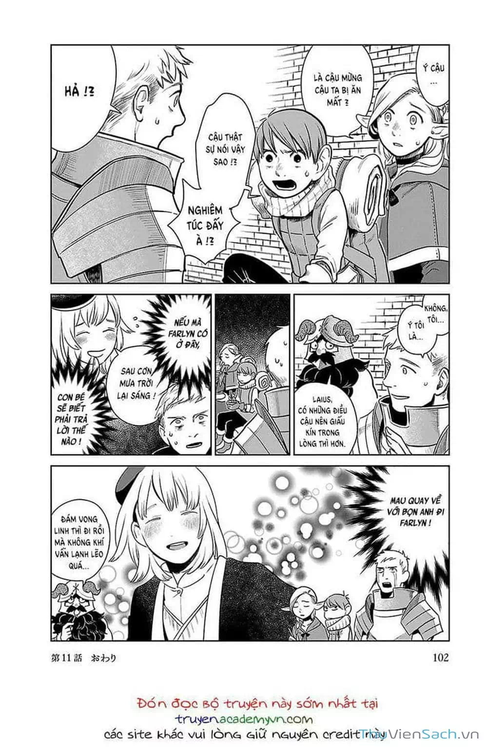 Truyện Tranh Mỹ Vị Hầm Ngục - Dungeon Meshi trang 4