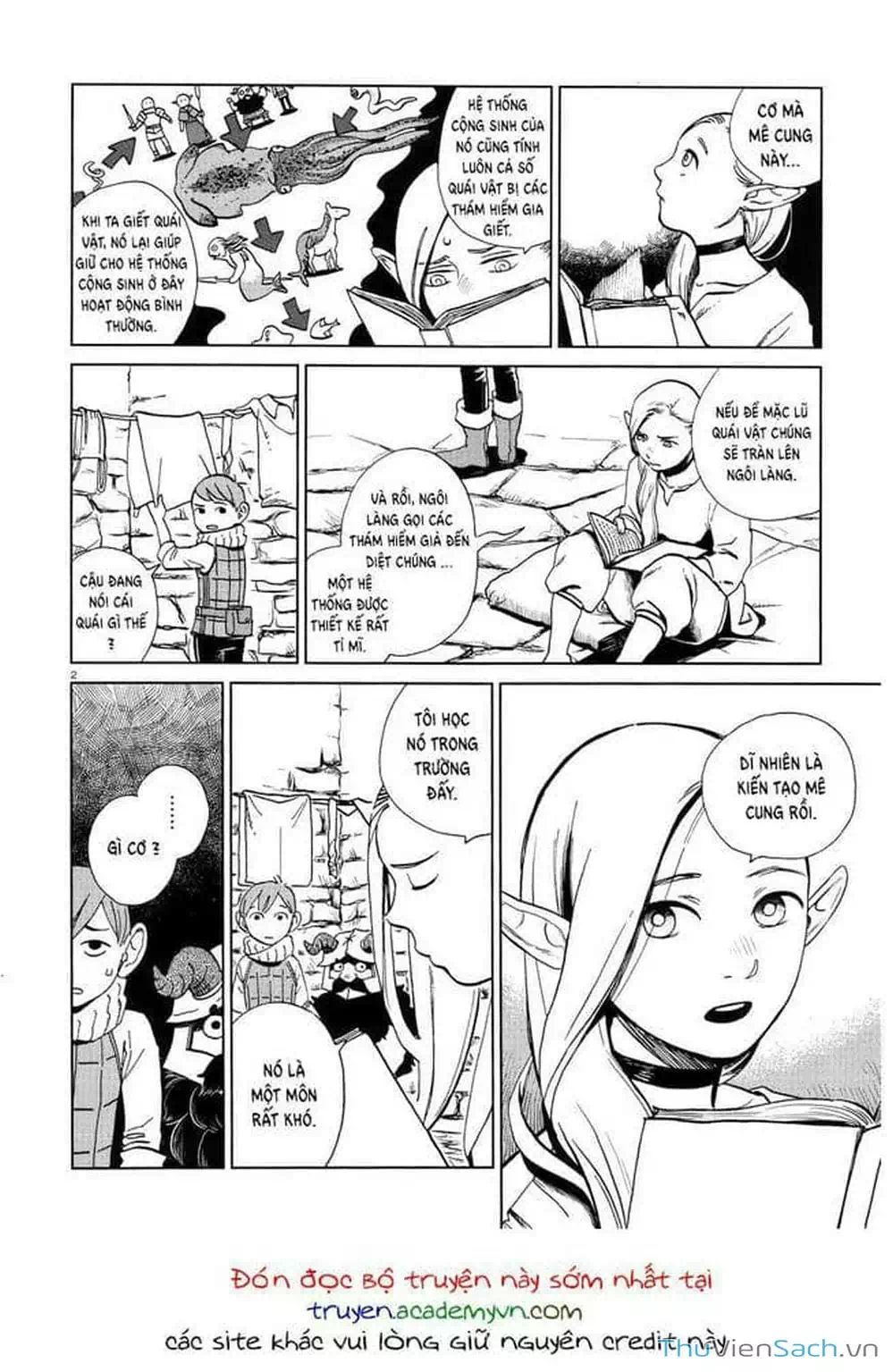 Truyện Tranh Mỹ Vị Hầm Ngục - Dungeon Meshi trang 4