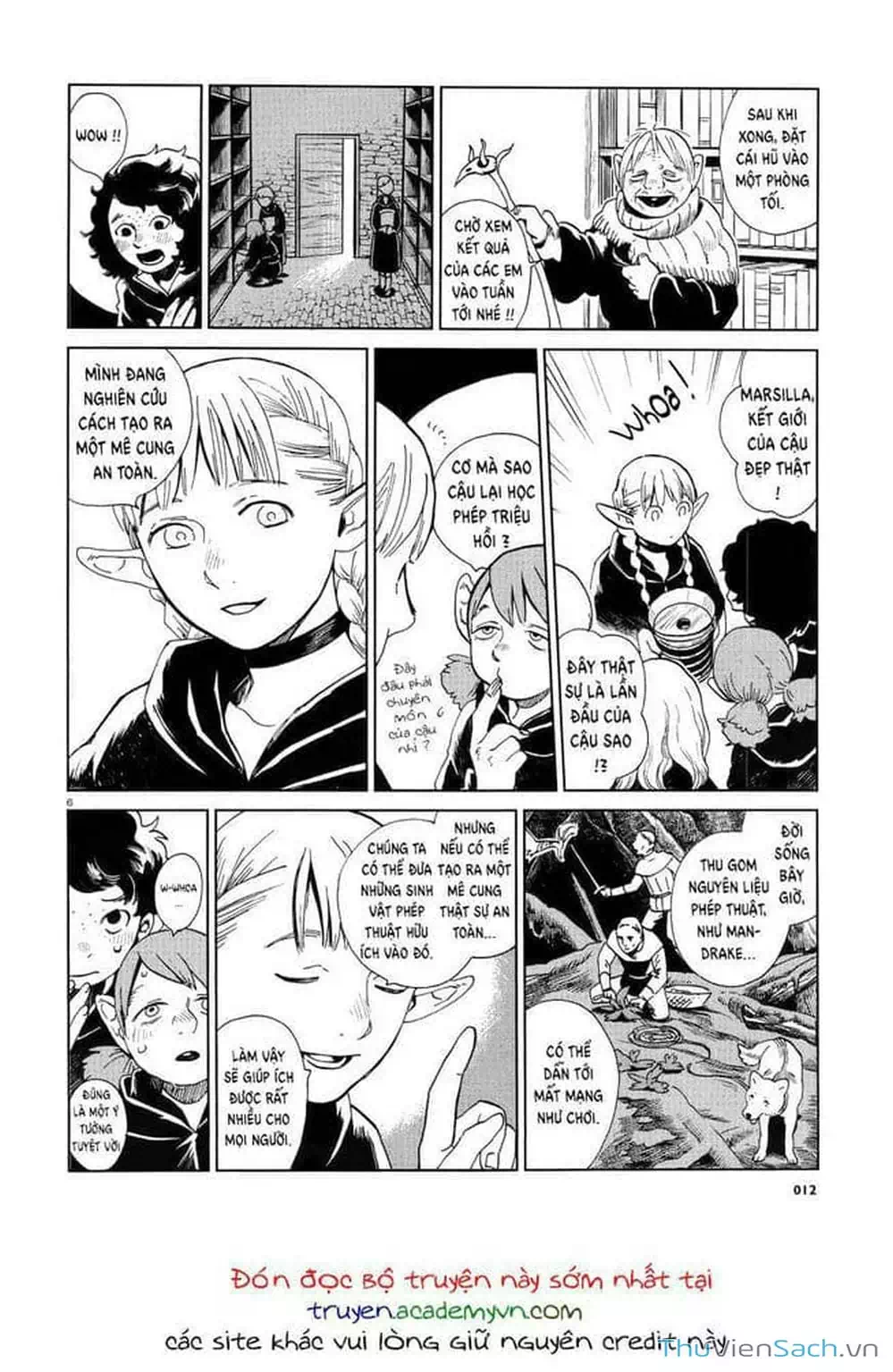 Truyện Tranh Mỹ Vị Hầm Ngục - Dungeon Meshi trang 4