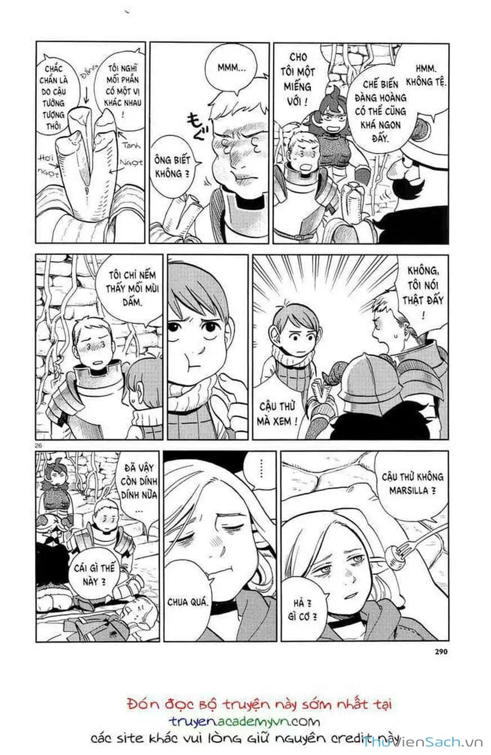 Truyện Tranh Mỹ Vị Hầm Ngục - Dungeon Meshi trang 4