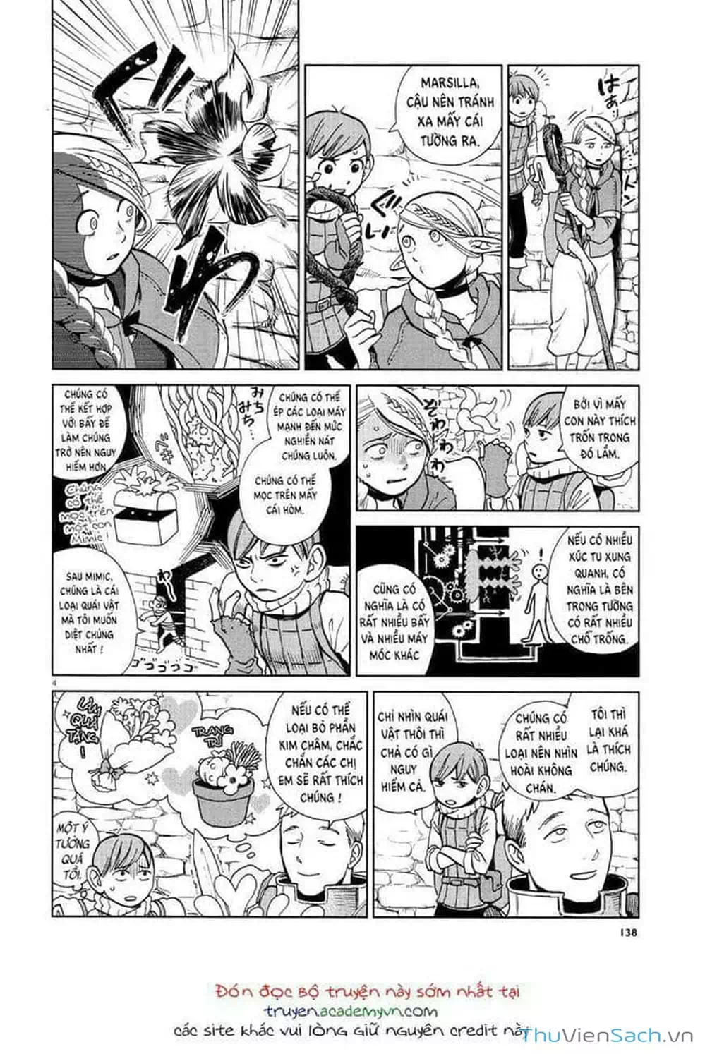 Truyện Tranh Mỹ Vị Hầm Ngục - Dungeon Meshi trang 4