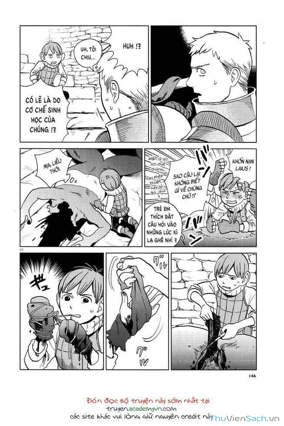 Truyện Tranh Mỹ Vị Hầm Ngục - Dungeon Meshi trang 556