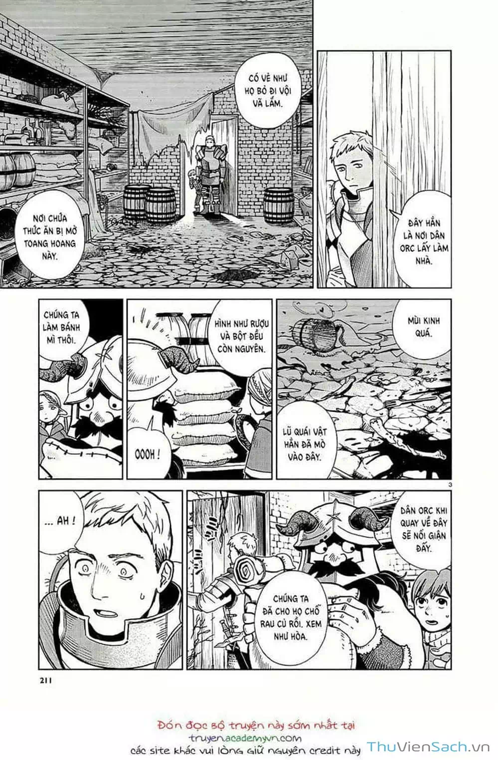 Truyện Tranh Mỹ Vị Hầm Ngục - Dungeon Meshi trang 4