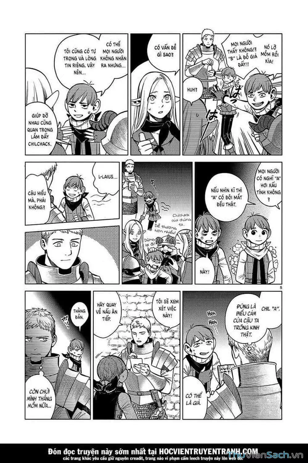 Truyện Tranh Mỹ Vị Hầm Ngục - Dungeon Meshi trang 4