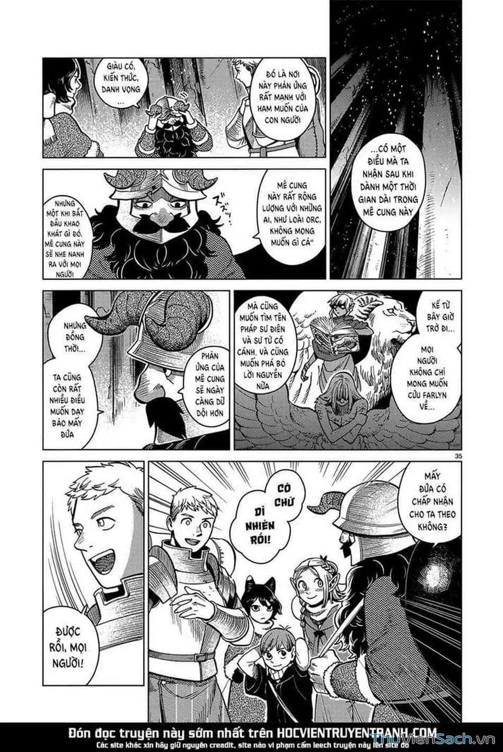 Truyện Tranh Mỹ Vị Hầm Ngục - Dungeon Meshi trang 4