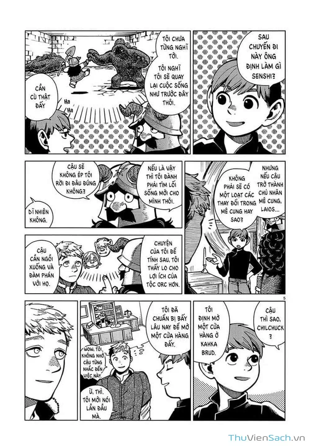 Truyện Tranh Mỹ Vị Hầm Ngục - Dungeon Meshi trang 4