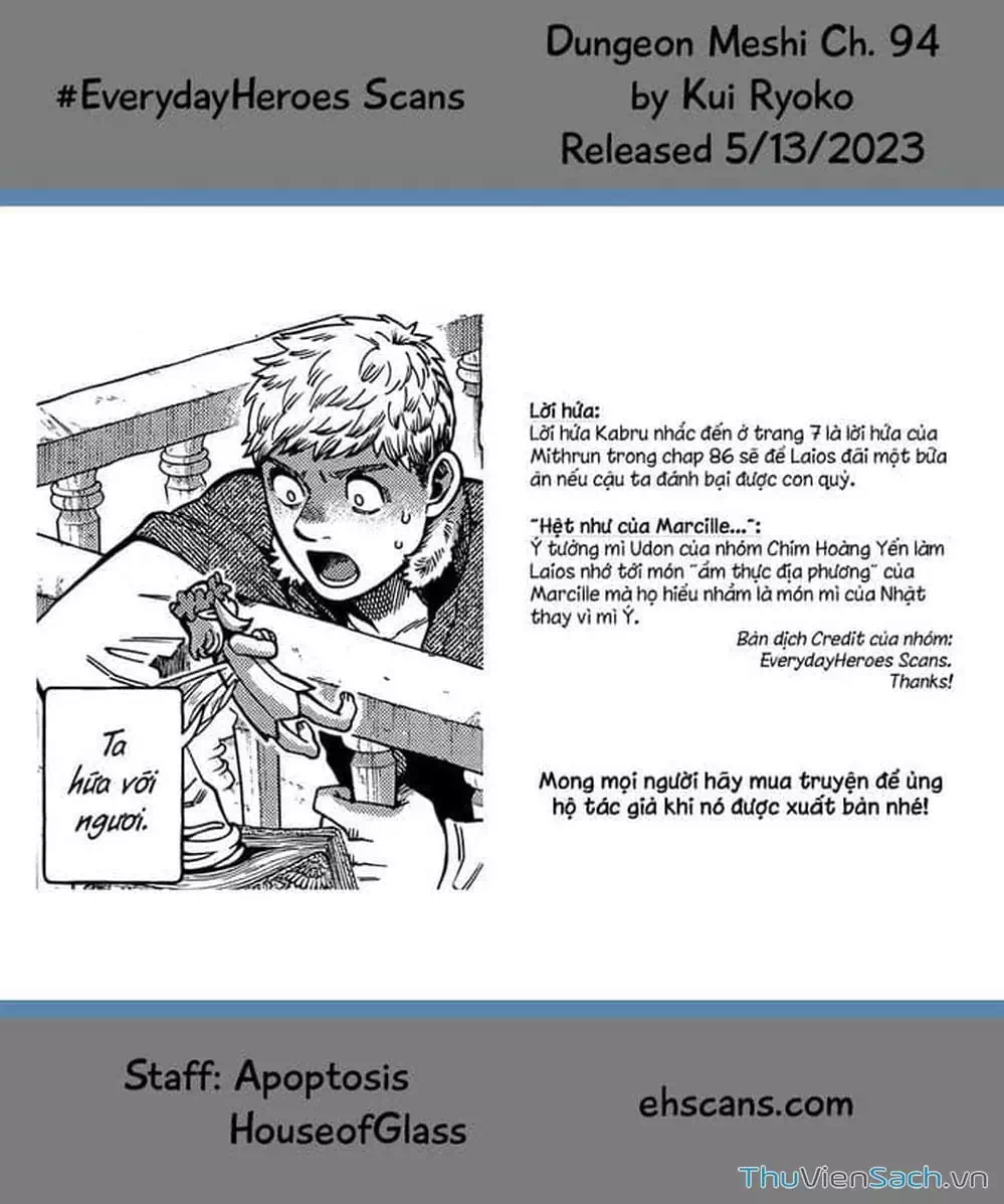 Truyện Tranh Mỹ Vị Hầm Ngục - Dungeon Meshi trang 4