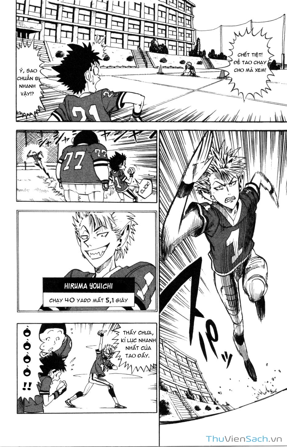 Truyện Tranh Lá Chắn Mắt - Eyeshield 21 trang 77