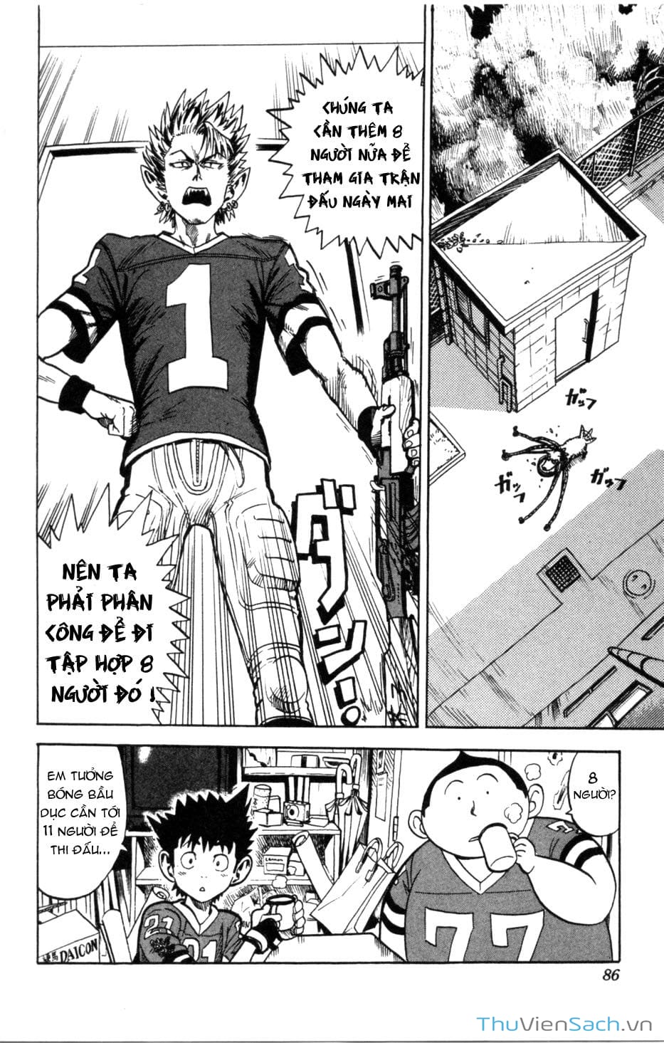 Truyện Tranh Lá Chắn Mắt - Eyeshield 21 trang 88