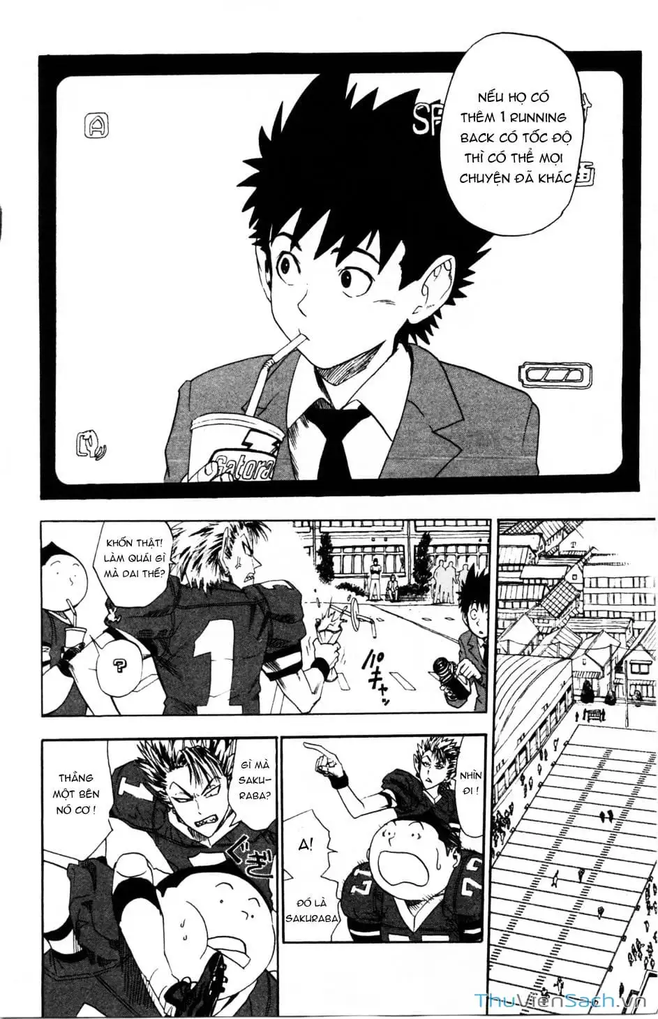Truyện Tranh Lá Chắn Mắt - Eyeshield 21 trang 6