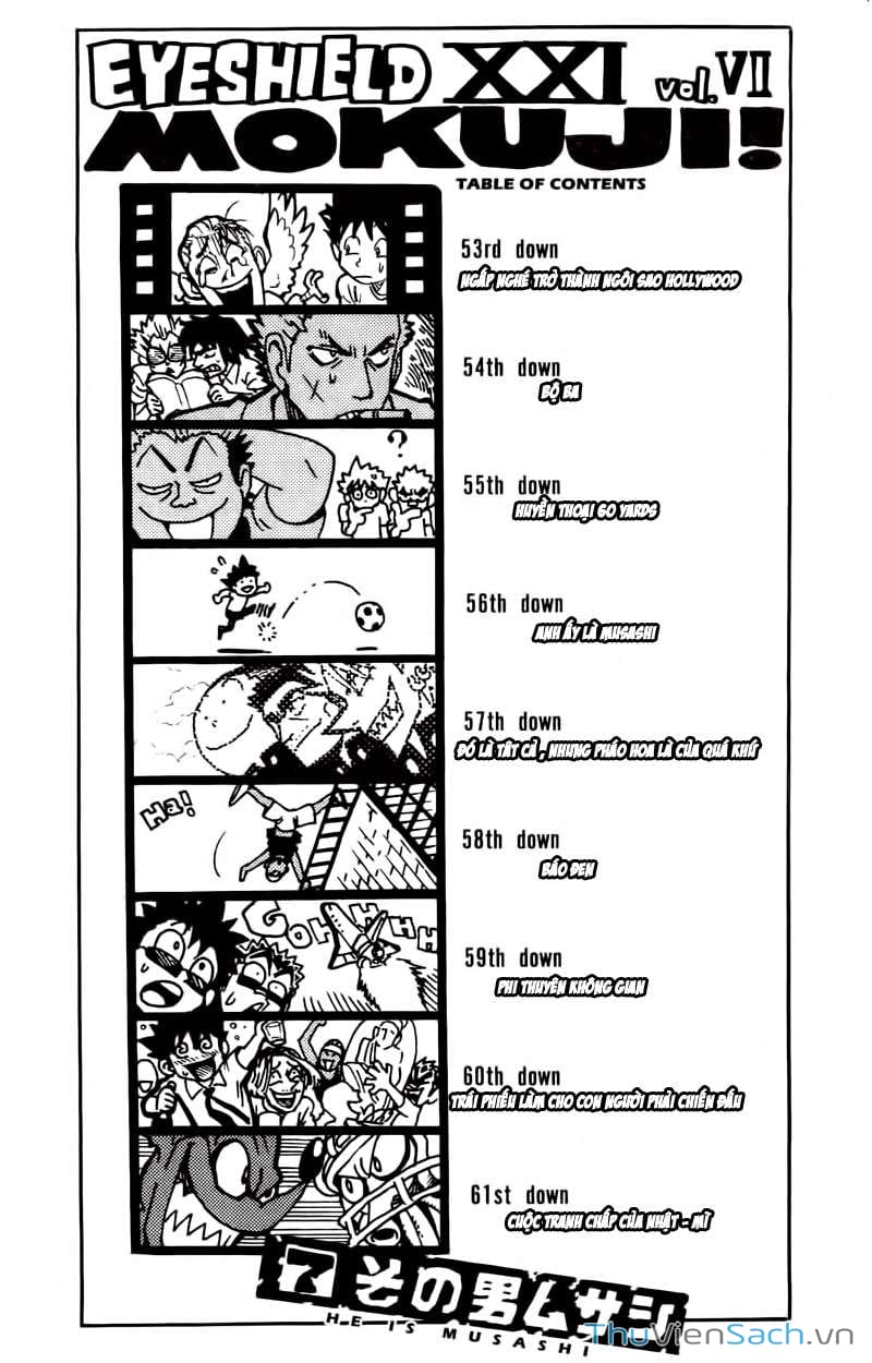 Truyện Tranh Lá Chắn Mắt - Eyeshield 21 trang 6