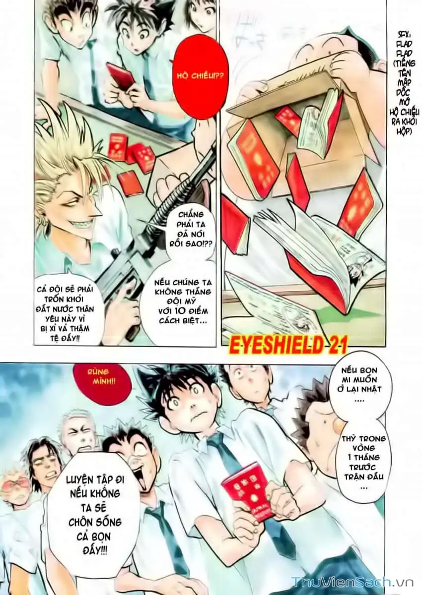 Truyện Tranh Lá Chắn Mắt - Eyeshield 21 trang 6