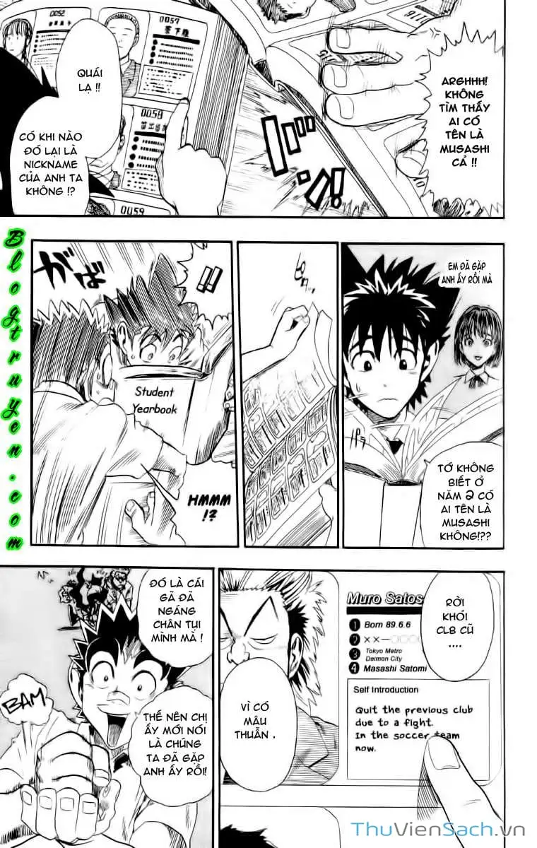 Truyện Tranh Lá Chắn Mắt - Eyeshield 21 trang 6