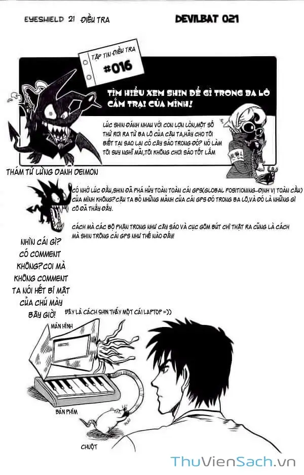 Truyện Tranh Lá Chắn Mắt - Eyeshield 21 trang 6