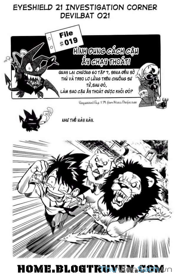 Truyện Tranh Lá Chắn Mắt - Eyeshield 21 trang 1657