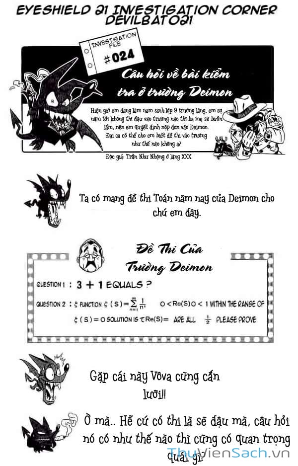 Truyện Tranh Lá Chắn Mắt - Eyeshield 21 trang 6