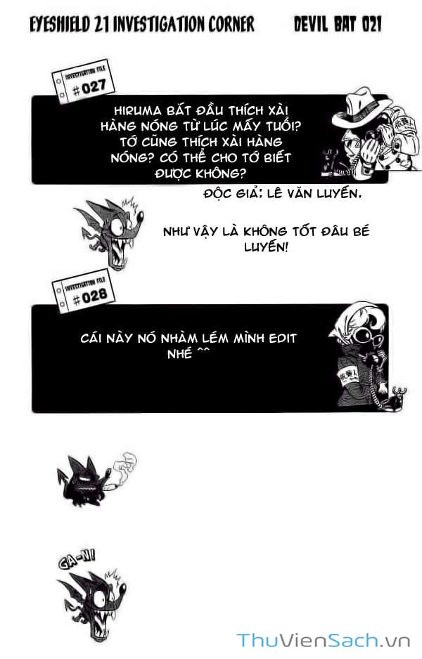 Truyện Tranh Lá Chắn Mắt - Eyeshield 21 trang 6