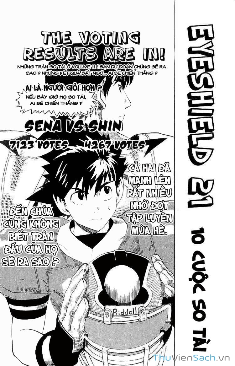Truyện Tranh Lá Chắn Mắt - Eyeshield 21 trang 6