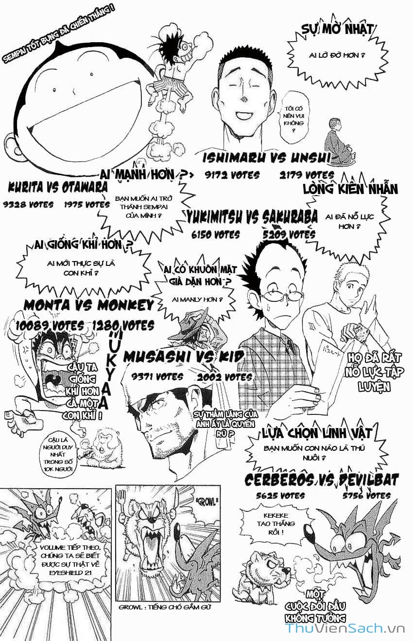 Truyện Tranh Lá Chắn Mắt - Eyeshield 21 trang 6