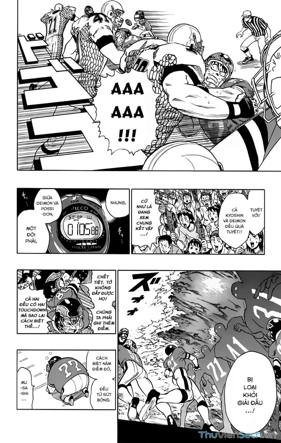 Truyện Tranh Lá Chắn Mắt - Eyeshield 21 trang 6