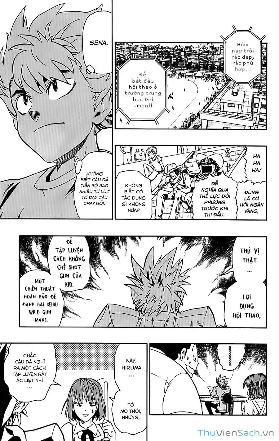 Truyện Tranh Lá Chắn Mắt - Eyeshield 21 trang 6