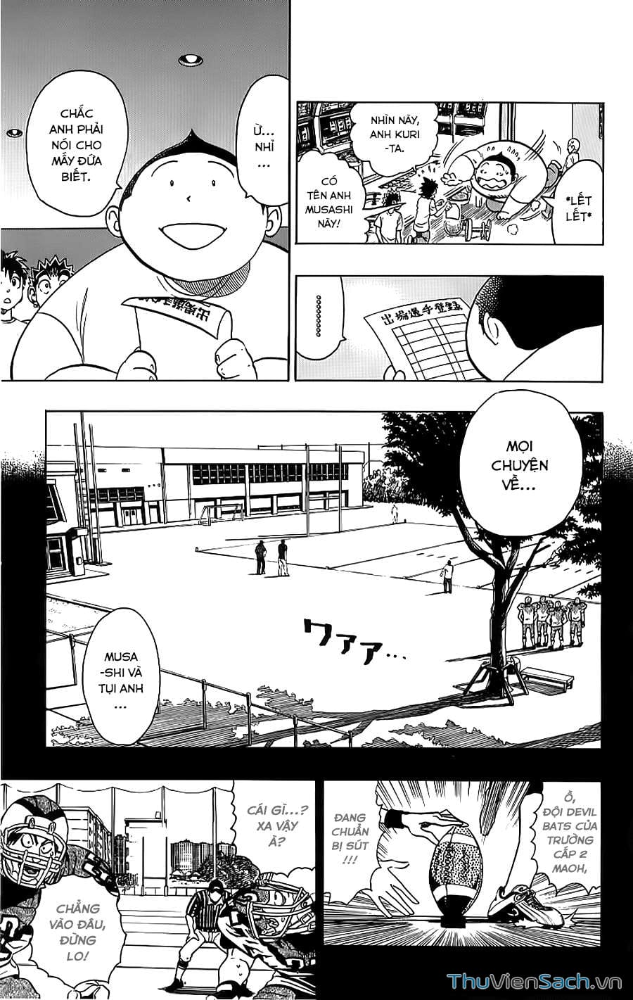 Truyện Tranh Lá Chắn Mắt - Eyeshield 21 trang 6
