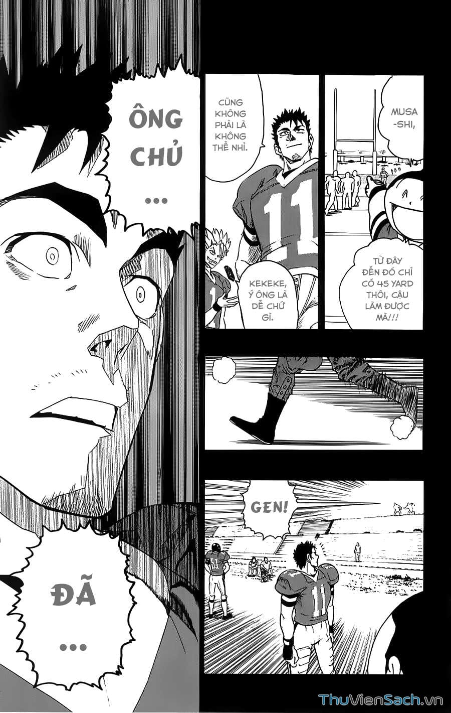Truyện Tranh Lá Chắn Mắt - Eyeshield 21 trang 6