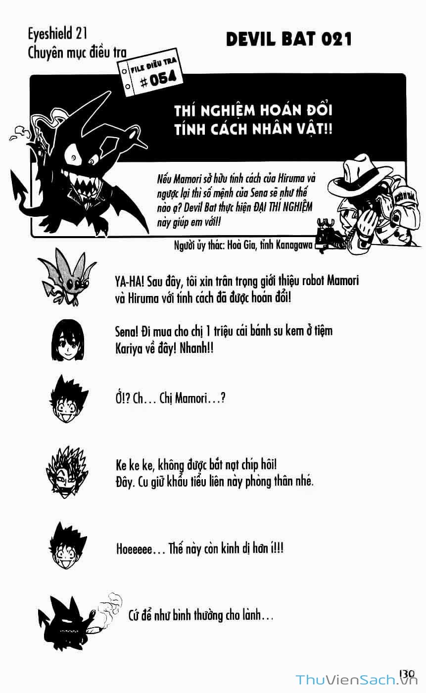 Truyện Tranh Lá Chắn Mắt - Eyeshield 21 trang 6