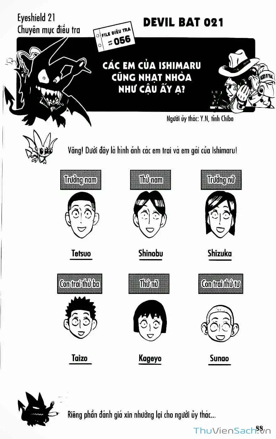 Truyện Tranh Lá Chắn Mắt - Eyeshield 21 trang 6