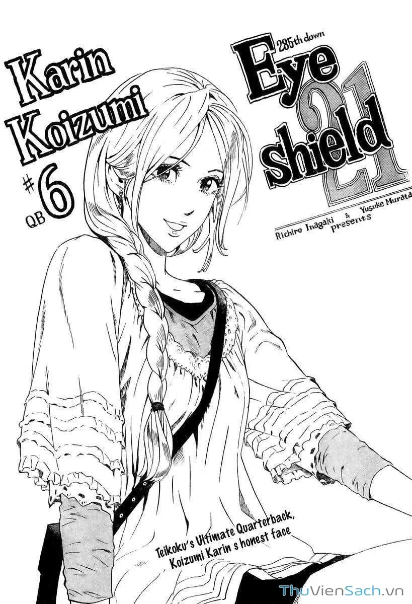 Truyện Tranh Lá Chắn Mắt - Eyeshield 21 trang 6
