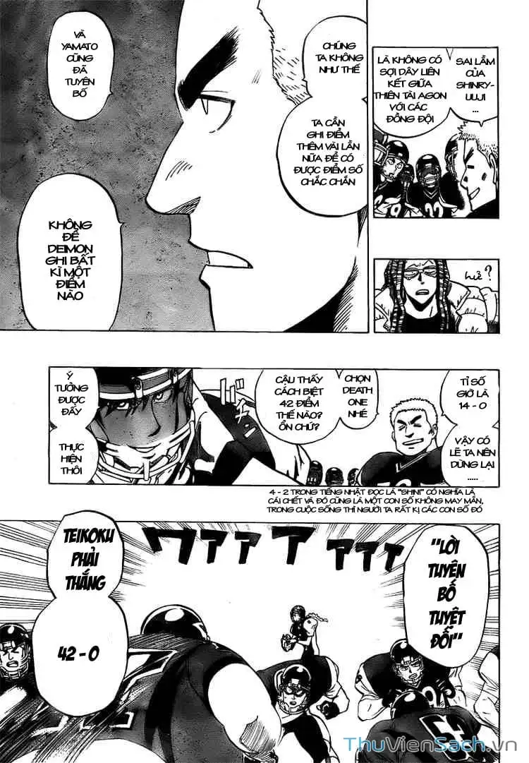 Truyện Tranh Lá Chắn Mắt - Eyeshield 21 trang 6