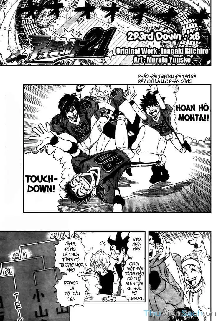 Truyện Tranh Lá Chắn Mắt - Eyeshield 21 trang 6