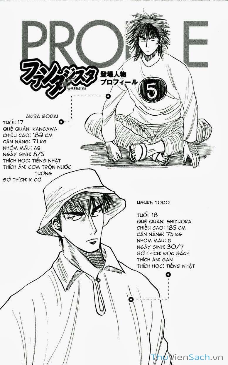 Truyện Tranh Vũ Điệu Trên Sân Cỏ - Fantasista trang 2