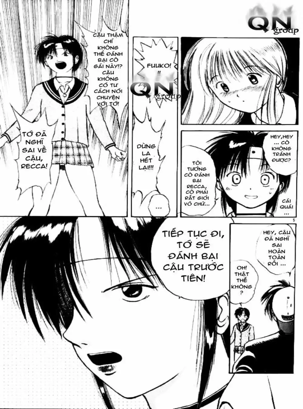 Truyện Tranh Ngọn Lửa Recca - Flame Of Recca trang 9