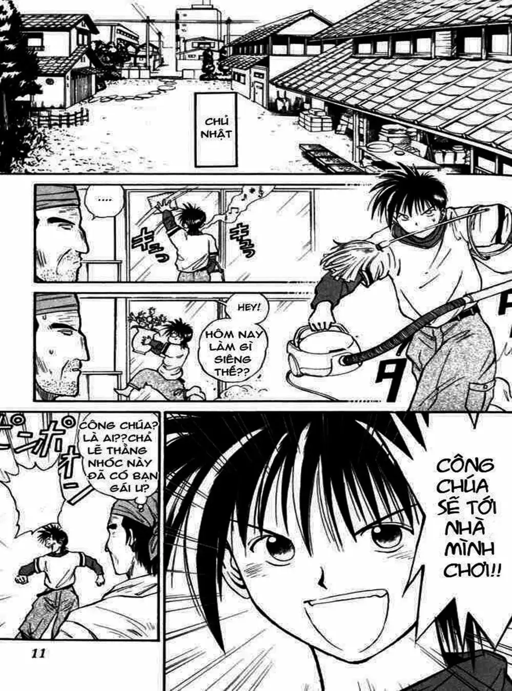 Truyện Tranh Ngọn Lửa Recca - Flame Of Recca trang 9