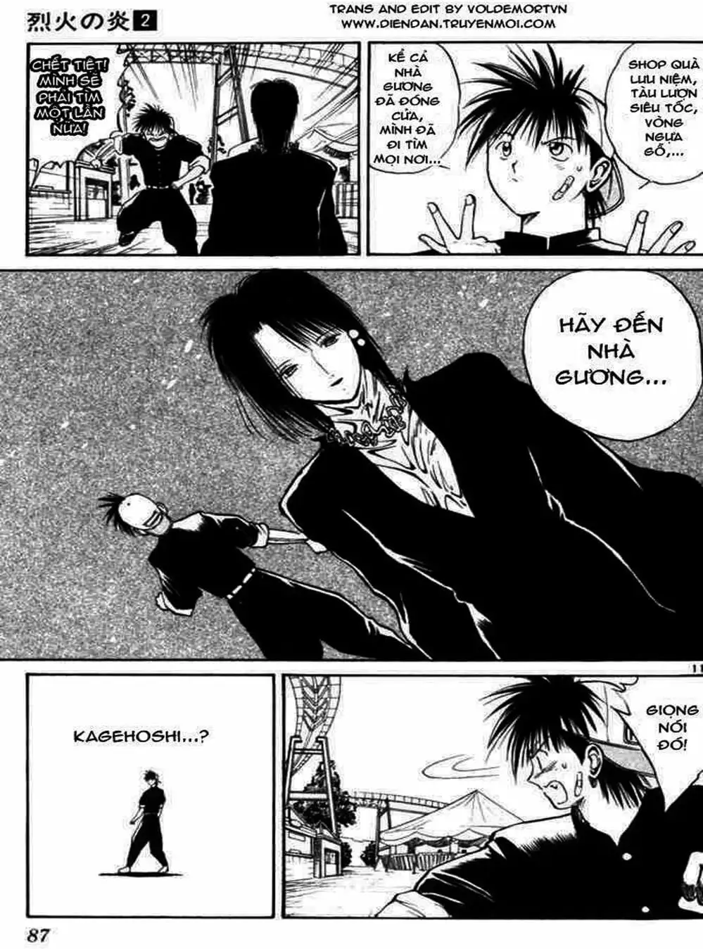 Truyện Tranh Ngọn Lửa Recca - Flame Of Recca trang 9