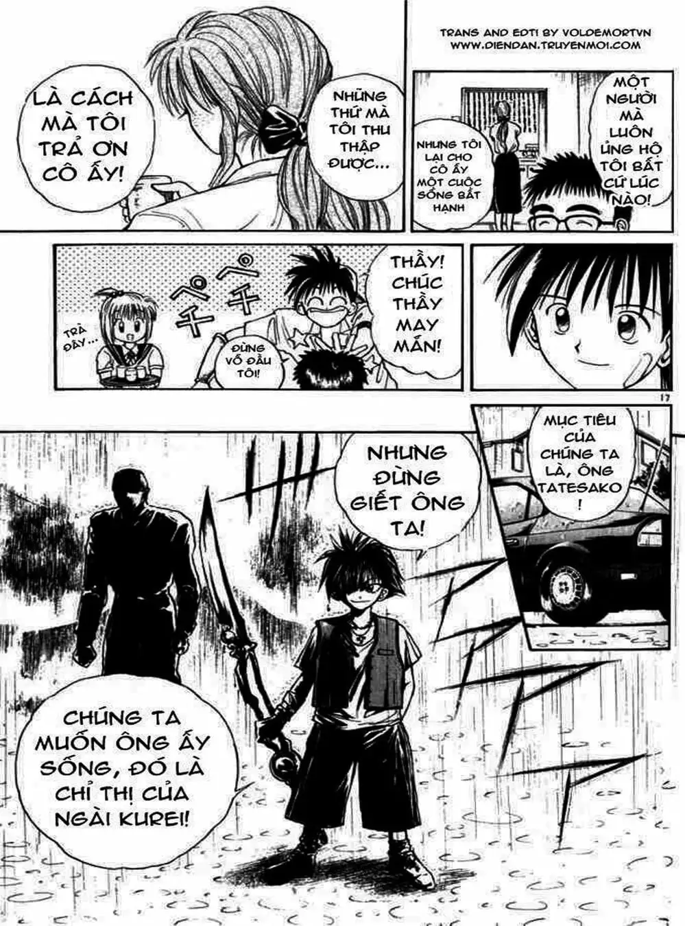 Truyện Tranh Ngọn Lửa Recca - Flame Of Recca trang 9