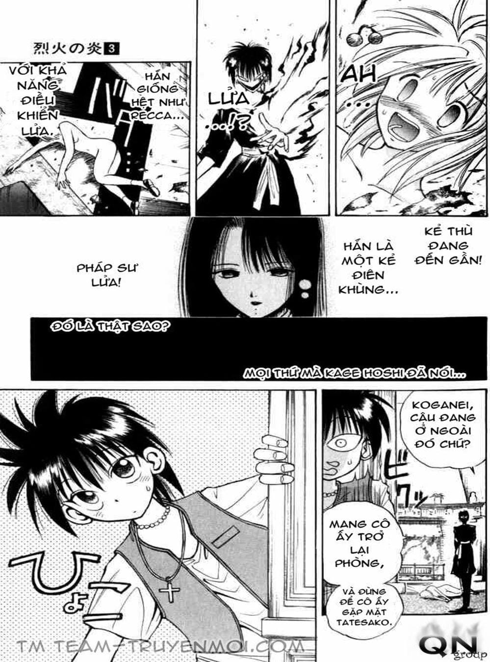 Truyện Tranh Ngọn Lửa Recca - Flame Of Recca trang 9