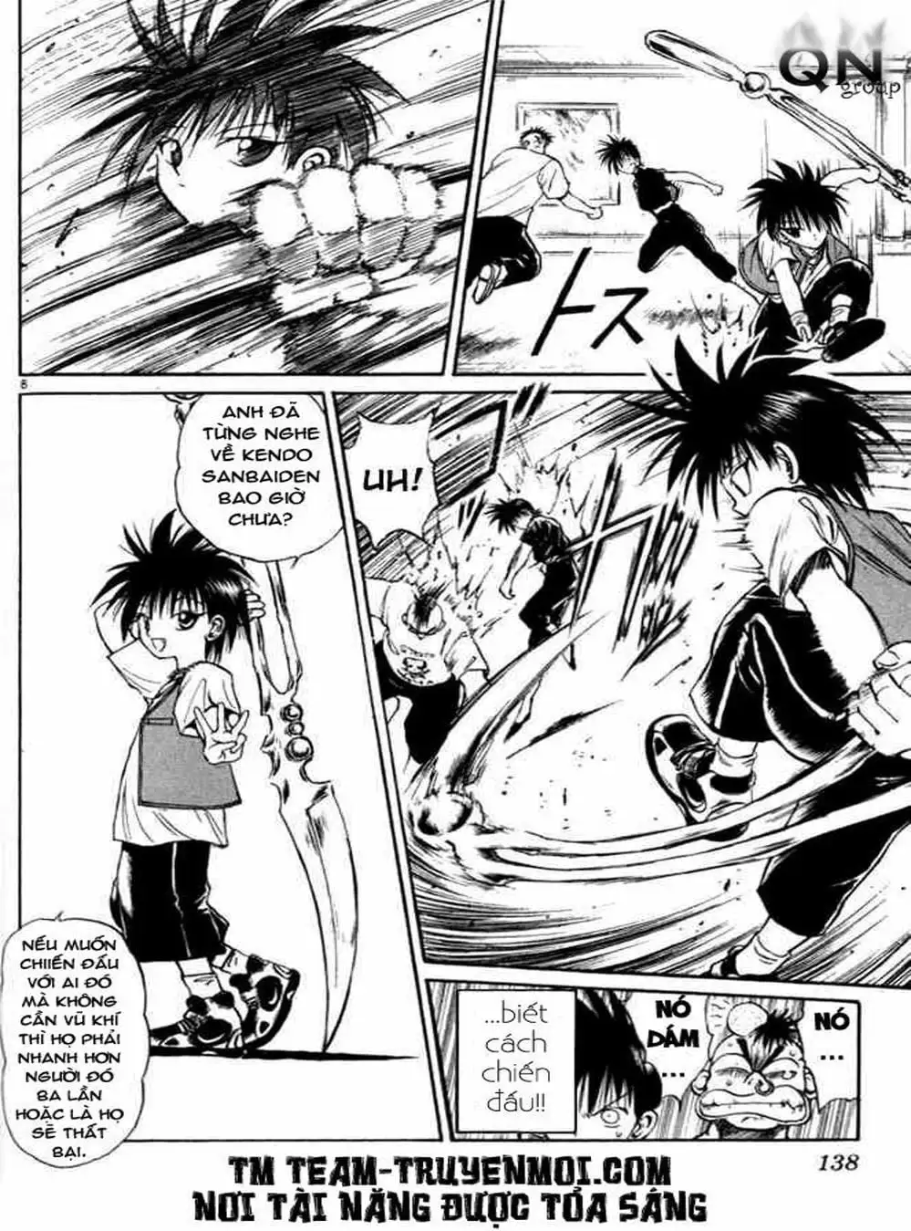 Truyện Tranh Ngọn Lửa Recca - Flame Of Recca trang 9