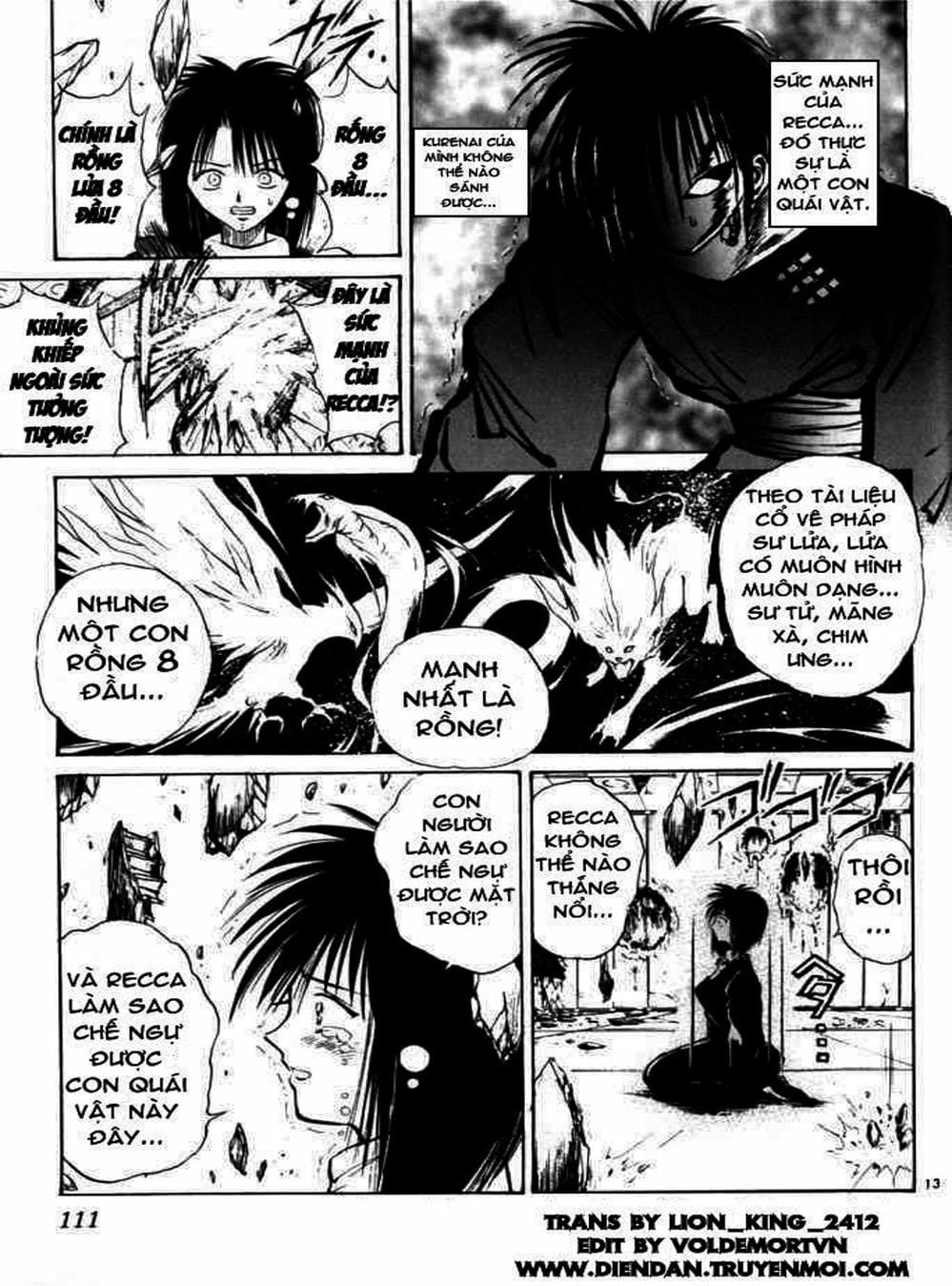 Truyện Tranh Ngọn Lửa Recca - Flame Of Recca trang 9