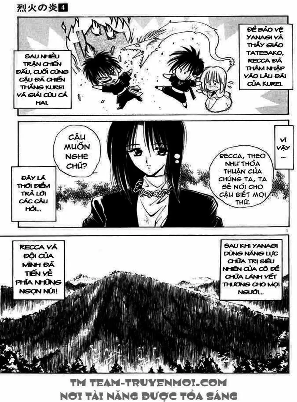 Truyện Tranh Ngọn Lửa Recca - Flame Of Recca trang 9